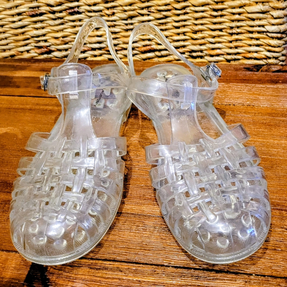 Chinese Laundry Clear Jelly Sandals